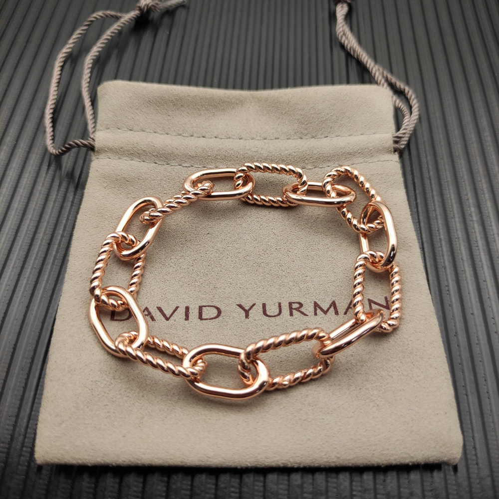 David Yurman Madison chain rose gold bracelet
